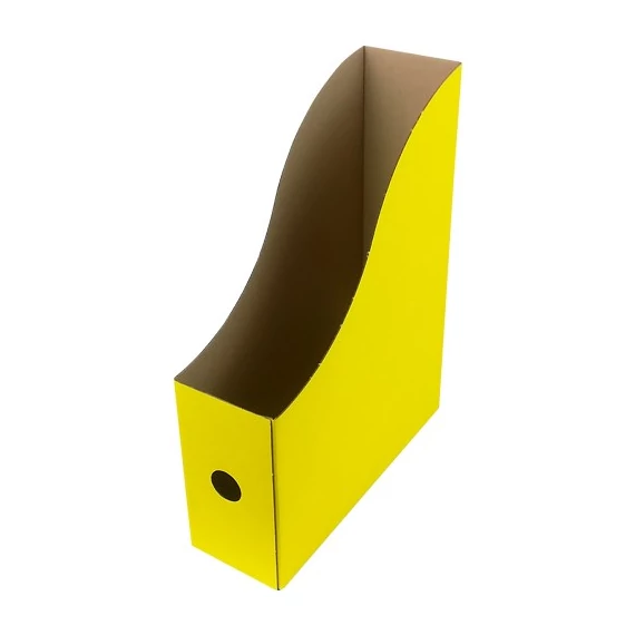 Iratpapucs 8cm, mikrohullámú karton Bluering®, sárga
