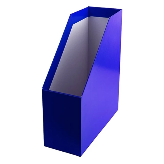 Iratpapucs 9cm, karton, lakkozott Bluering® kék