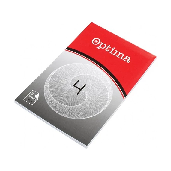 Jegyzettömb OPTIMA 90x145mm 50 lap kockás