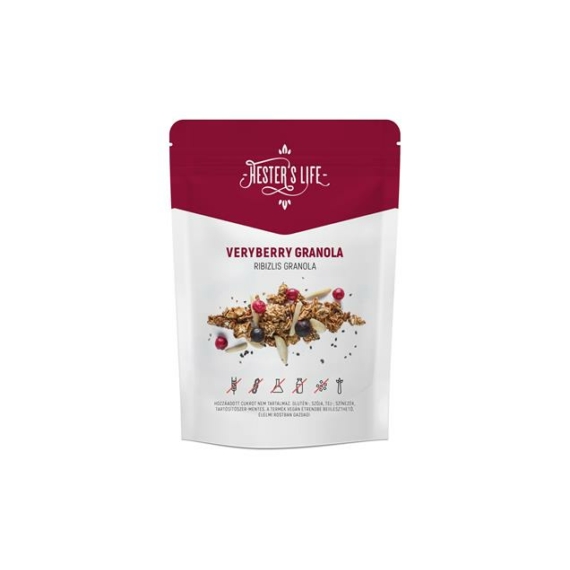 Granola, 60 g, HESTER`S LIFE "Veryberry", ribizlis