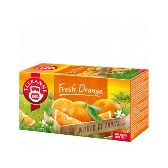 Gyümölcstea, 20x2,25 g, TEEKANNE "Fresh orange"