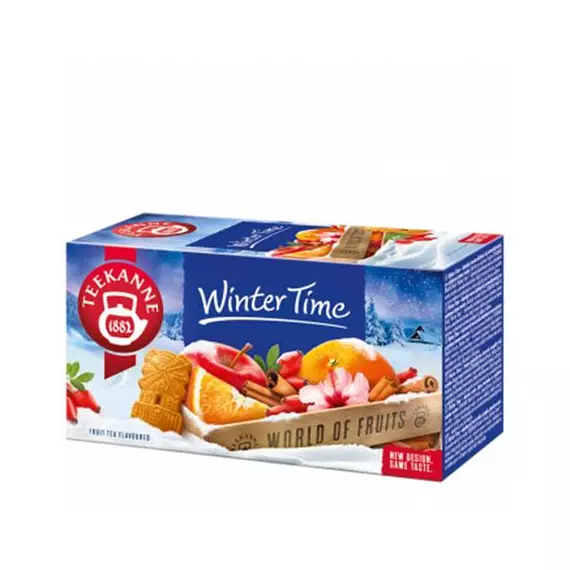 Gyümölcstea, 20x2,5 g, TEEKANNE "Winter time" fahéj
