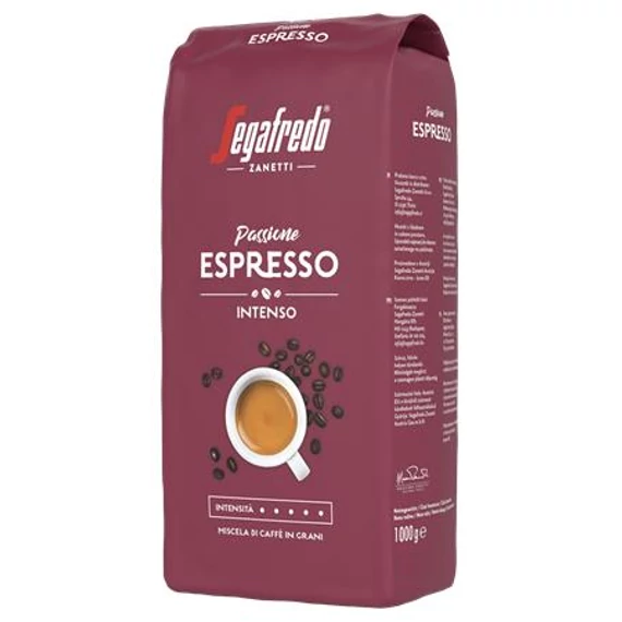 Kávé, pörkölt, szemes, 1000 g,  SEGAFREDO "Passione Espresso"