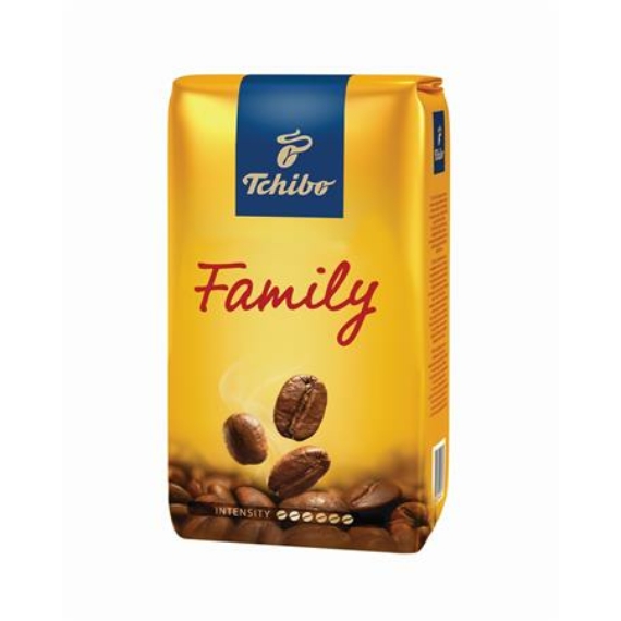 Kávé, pörkölt, szemes, 1000 g, TCHIBO "Family"