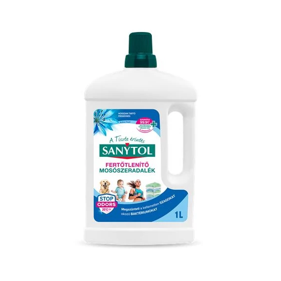 Fertőtlenítő mosószeradalék, 1 l, SANYTOL "Active Fresh"
