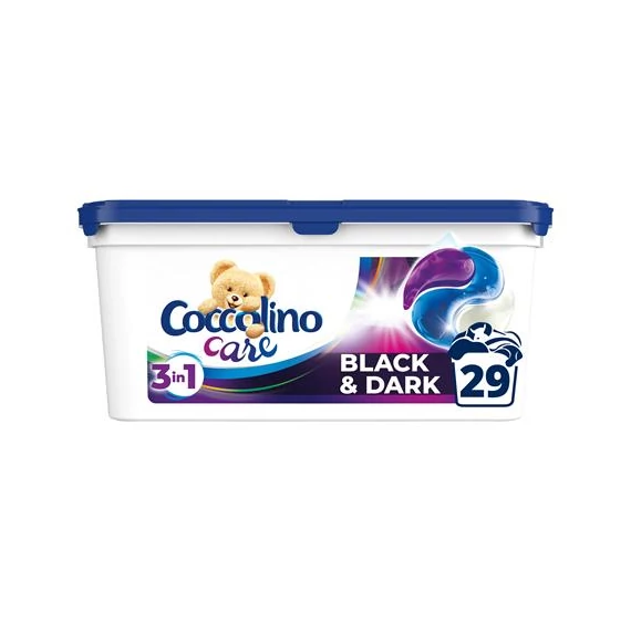 Mosókapszula, 29 db, COCCOLINO "Care Black"