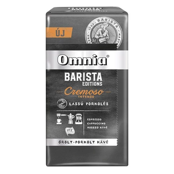 Douwe Egberts Omnia Barista Editions Cremoso 225 g pörkölt-őrölt kávé