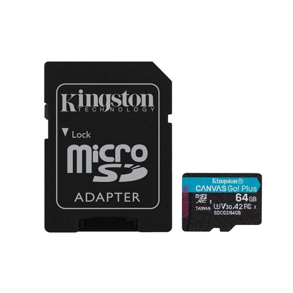 Kingston 64GB SD micro Endurance (SDXC Class 10) (SDCE/64GB) memória kártya