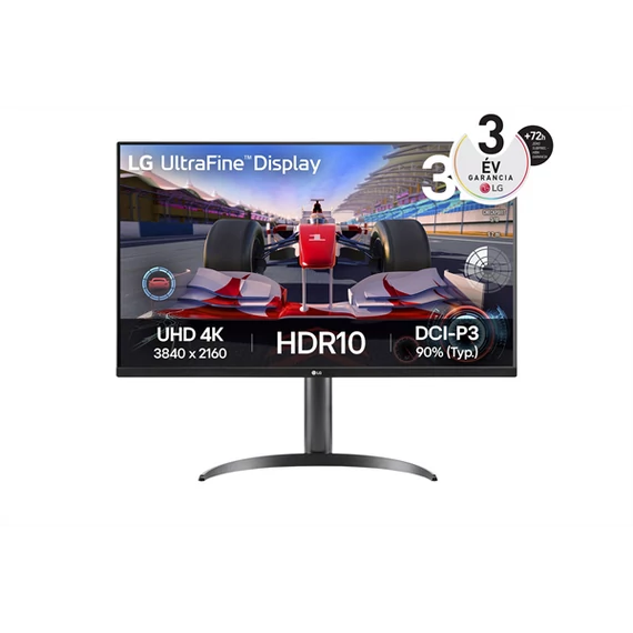 LG 32" 32UR550K-B UHD VA HDMI/DP monitor