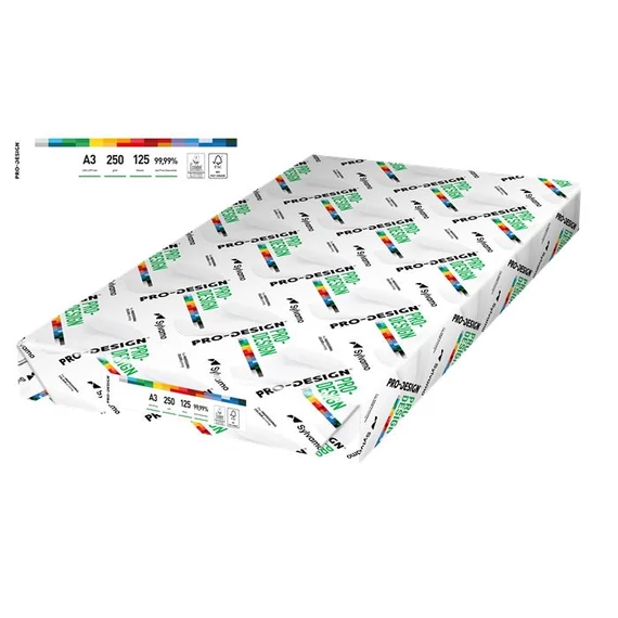 Másolópapír, digitális, A3, 250 g, PRO-DESIGN, 125lap/cs