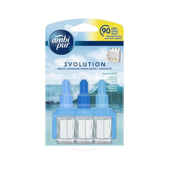 Légfrissítő elektromos utántöltő 20 ml., Ambi Pur 3 Volution Ocean Mist