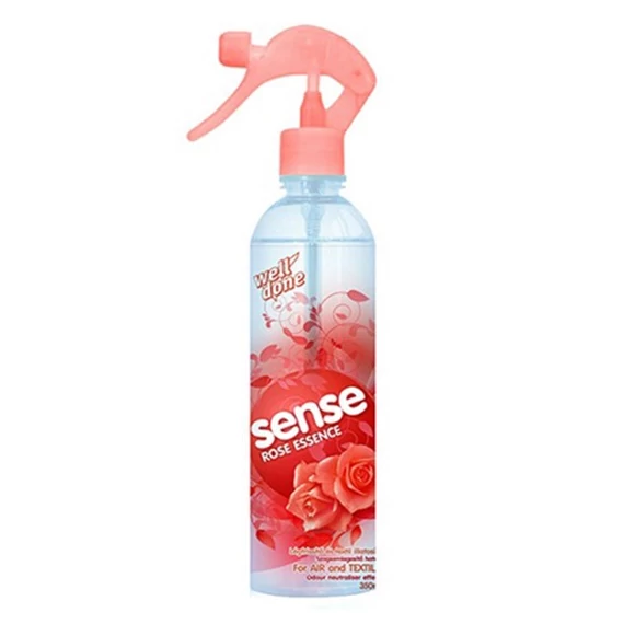 Légfrissítő és textil illatosító WELL DONE Sense Rose essence 350ml