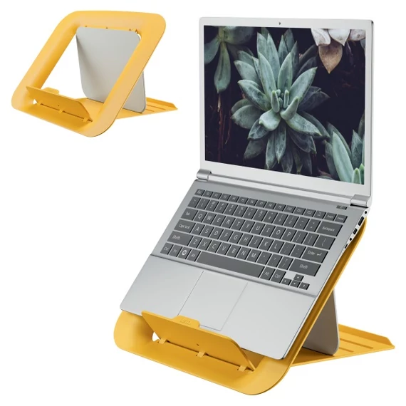 Laptop állvány, LEITZ "Ergo Cosy", melegsárga
