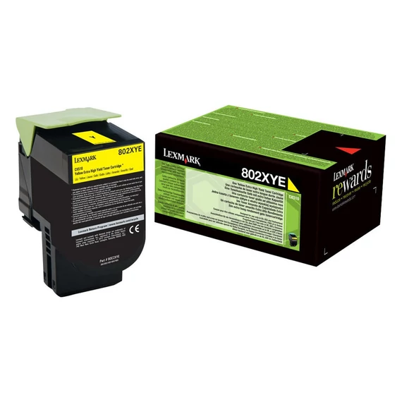 Lexmark CX410/510 80C2HYE sárga Toner (eredeti)