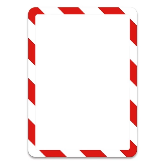 Mágneses tasak TARIFOLD Magneto biztonsági A4 piros-fehér 2db/csomag