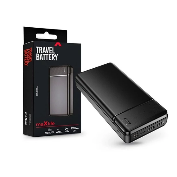 Maxlife TF-0167 30000mAh fekete powerbank