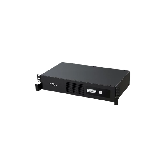 NJOY Szünetmentes 800VA - Code 800 (4 IEC C13, line-interaktív, USB menedzsment, szoftver, LCD kijelző, 2U rack)