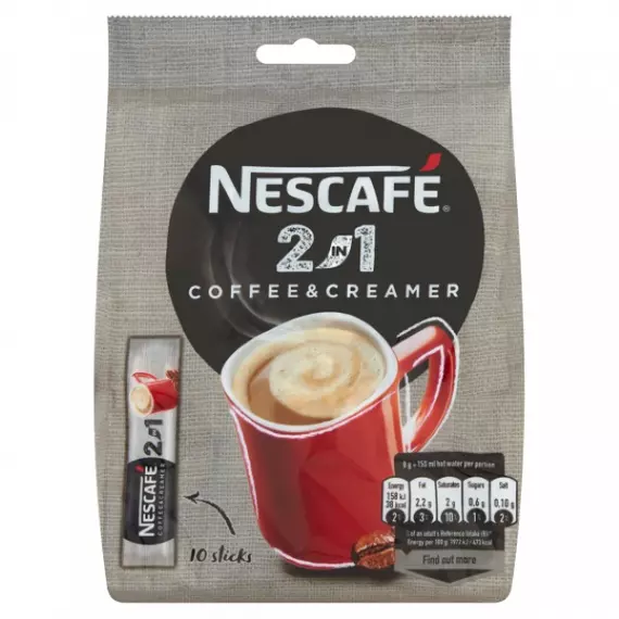 Nescafé 2 az 1-ben Coffe&Creamer 10 db-os instant kávéspecialitás csomag
