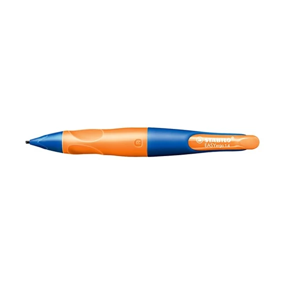 Nyomósirón STABILO EasyErgo Start jobbkezes 1,4mm kék-neonnarancs