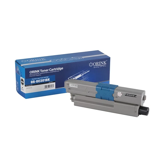 Oki C301/C321 fekete toner (utángyártott Orink)