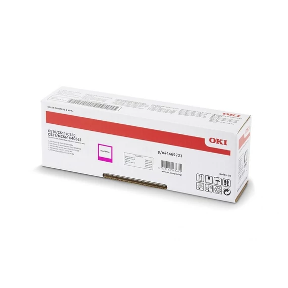 Oki C510/530/MC561 magenta toner No. 44469723 (eredeti)