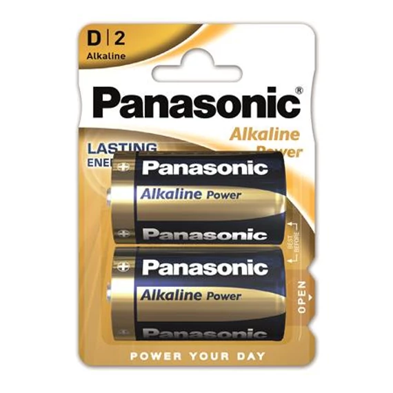 Elem, D góliát, 2 db, PANASONIC "Alkaline power"