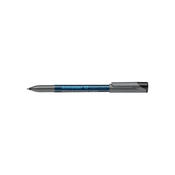 Alkoholos marker, OHP, 0,7 mm, SCHNEIDER "Maxx 222 F", fekete