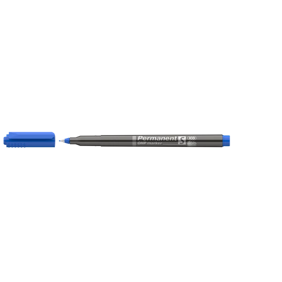 Alkoholos marker, OHP, 0,3 mm, S, ICO, kék