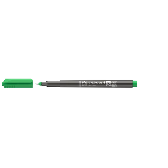Alkoholos marker, OHP, 0,3 mm, S, ICO, zöld