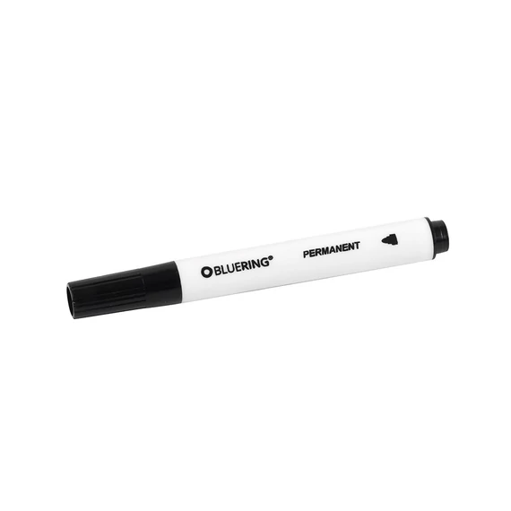 Permanent marker 3mm, kerek végű Bluering® fekete
