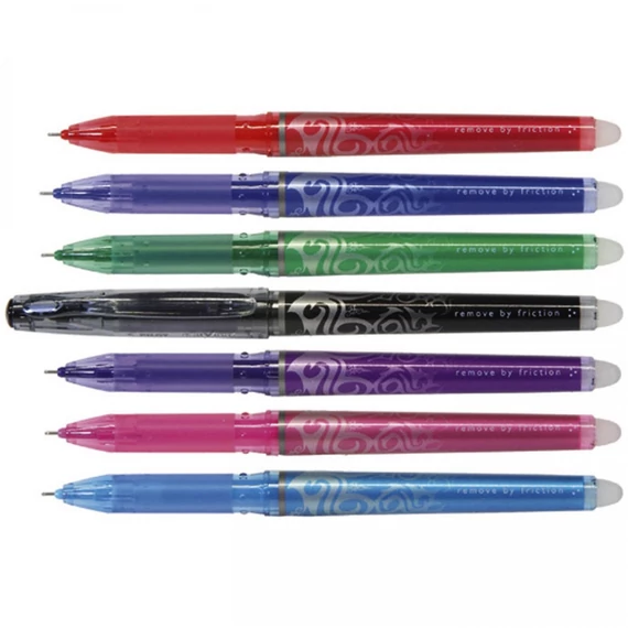 Rollertoll, 0,25 mm, tűhegyű, törölhető, kupakos, PILOT "Frixion Point", zöld