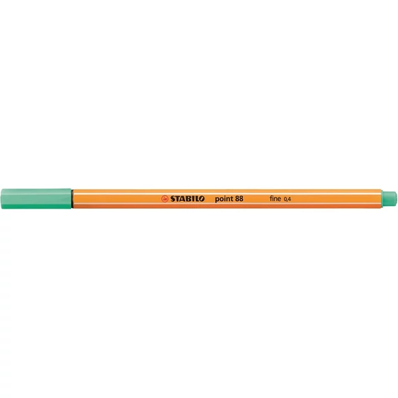 Tűfilc, 0,4 mm, STABILO "Point 88", jégzöld