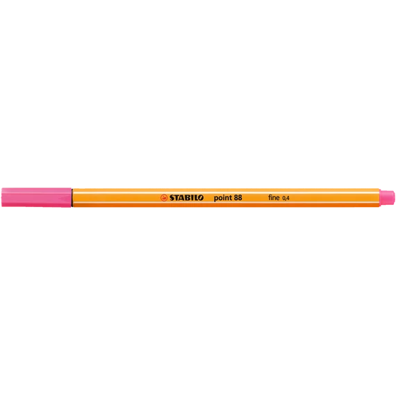 Tűfilc, 0,4 mm, STABILO "Point 88", pinkes lila