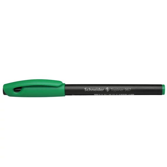 Tűfilc, 0,4 mm, SCHNEIDER "Topliner 967", zöld