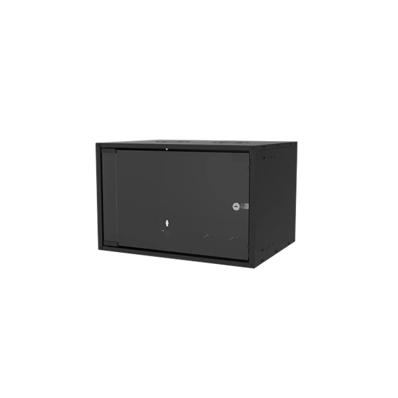 S-Link Rackszekrény - 7U 19" fali kivitel (530x400mm, Flatpack, szürke)