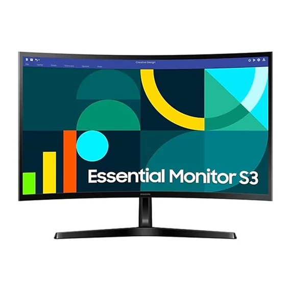 Samsung 27" LS27D360GAUXEN FHD VA 100Hz VGA/HDMI ívelt monitor