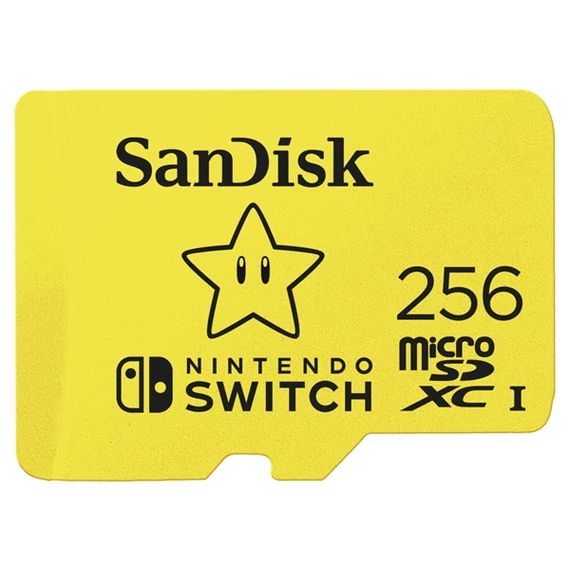 Sandisk 256GB SD micro (SDXC Class 10 UHS-I U3) Nintendo Switch memória kártya