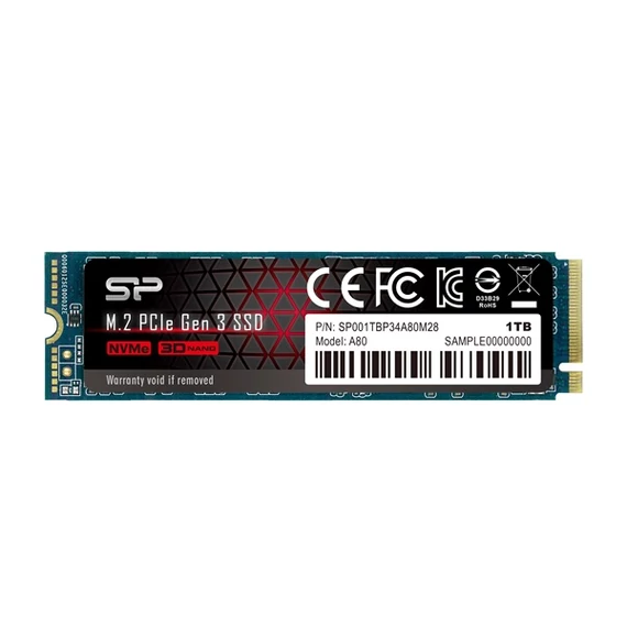 Silicon Power 1TB M.2 2280 NVMe P34A80
