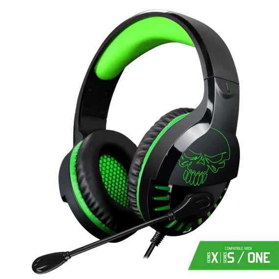 Spirit of Gamer PRO-H3 Xbox One/Series X/S zöld gamer headset