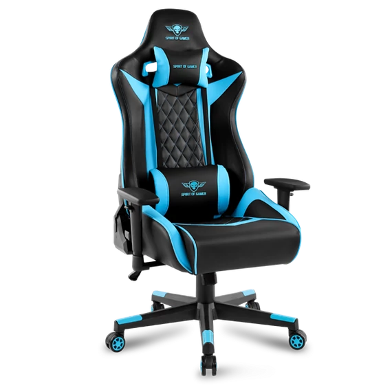 Spirit Of Gamer Crusader Gaming Chair Black/Blue