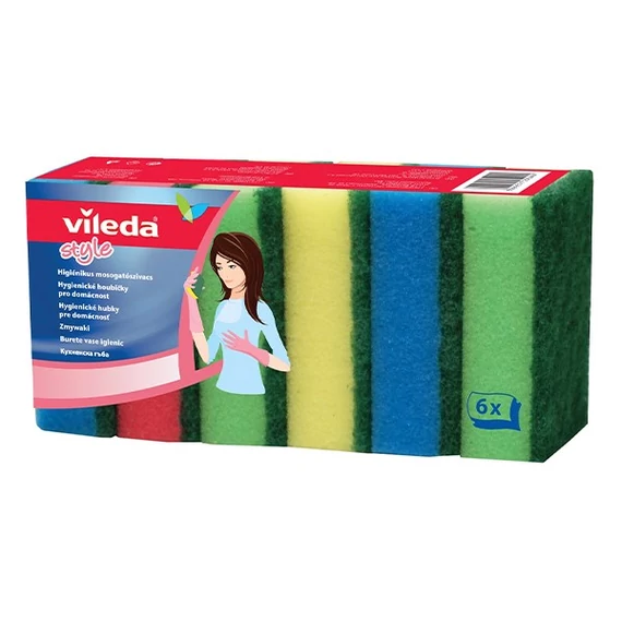 Vileda Rainbow mosogatószivacs 6 db-os
