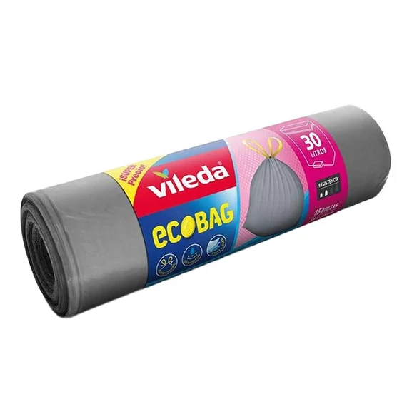Vileda zárószalagos szemeteszsák prémium 30L