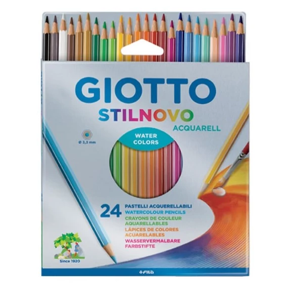 Színes ceruza GIOTTO Stilnovo aquarell 24db/készlet