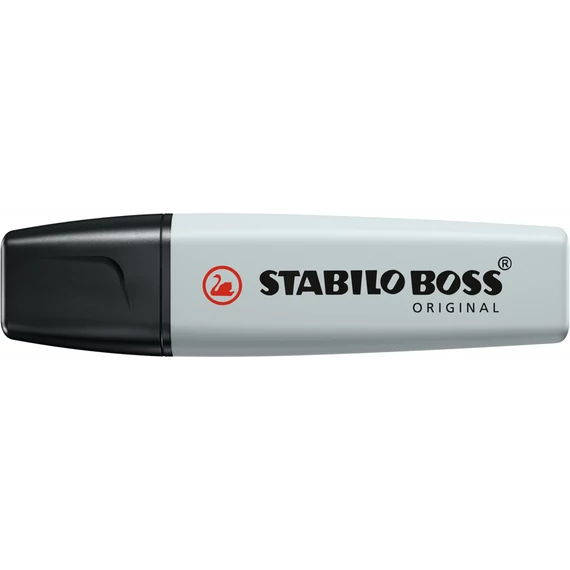 Szövegkiemelő, 2-5 mm, STABILO "BOSS original Pastel", poros szürke