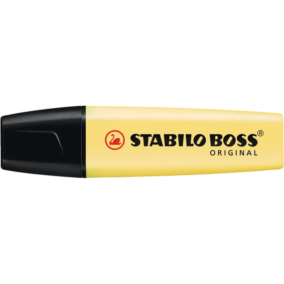 Szövegkiemelő, 2-5 mm, STABILO "BOSS original Pastel", vanília