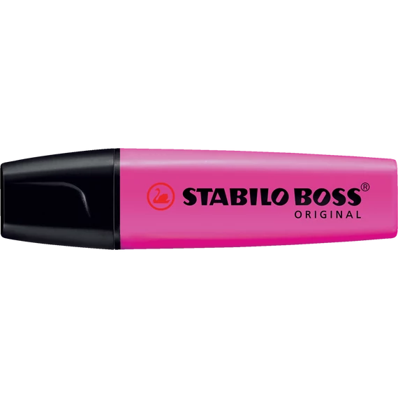Szövegkiemelő, 2-5 mm, STABILO "BOSS original", rózsaszín
