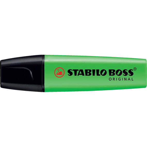 Szövegkiemelő, 2-5 mm, STABILO "BOSS original", zöld