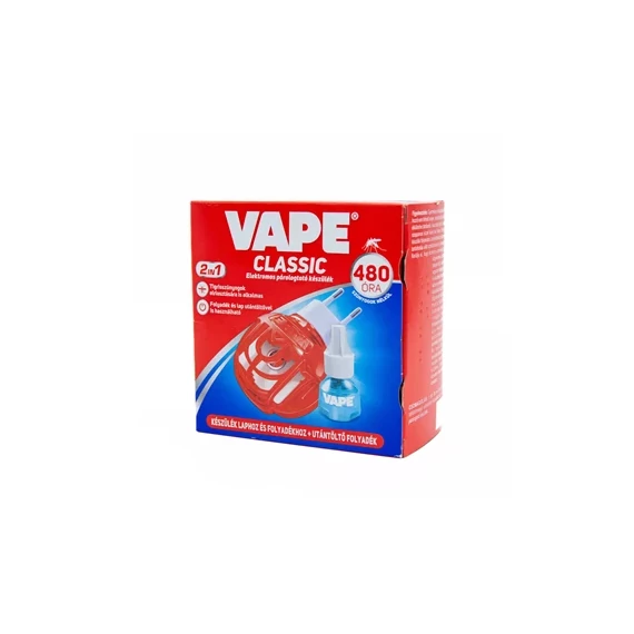 Szúnyogriasztó elektromos készülék lapkához és folyadékhoz+szúnyogirtó folyadék 60 éj Magic VAPE