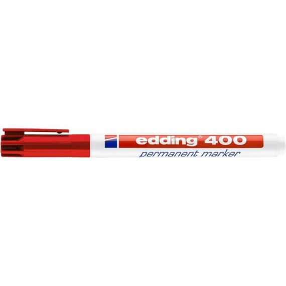 Alkoholos marker, 1 mm, EDDING "400", piros