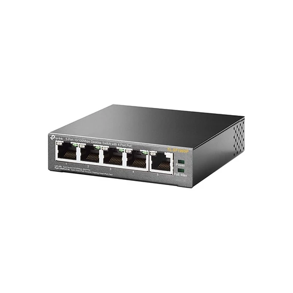 TP-Link 5-Port 10/100Mbps Desktop Switch with 4-Port PoE